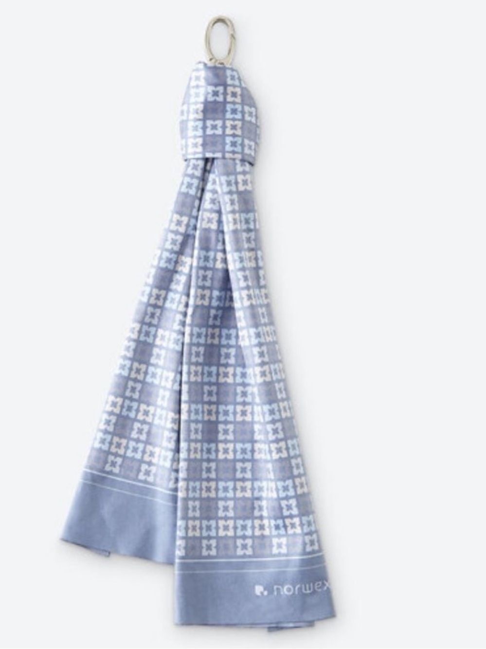 Norwex Optic Scarf Signature Flora Blue NWT